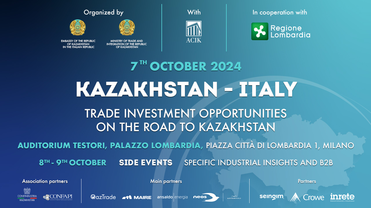 PROGRAM OF THE KAZAKHSTAN - ITALY FORUM